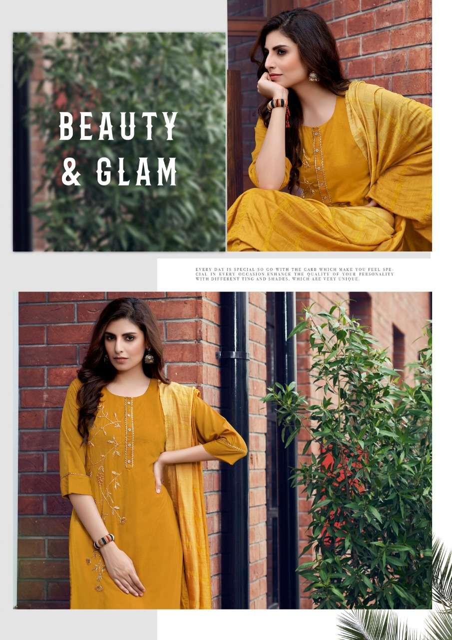 Parra Studio-Chunnri Vol 8-Maska-Masline-Khatli-Work-Kurti-Weaving-Border-Lace-Work-Dupatta-8003-C